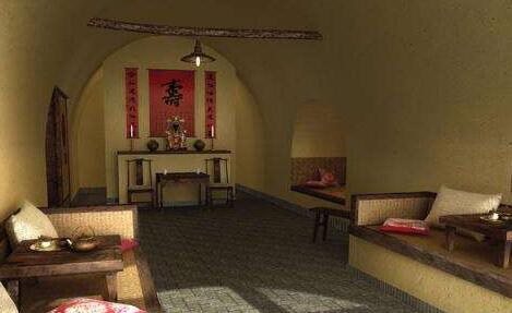 中國古老的建筑——窯洞民居！天津建筑學(xué)校正在講解