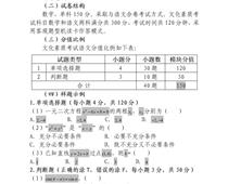 2023年河北省高職單招考試十類(lèi) 和高職單招對(duì)口電子電工類(lèi)、對(duì)口計(jì)算機(jī)類(lèi) 文化素質(zhì)（數(shù)學(xué)）考試大綱